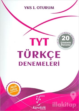 TYT Türkçe Denemeleri 20 Çözümlü Deneme YKS 1. Oturum