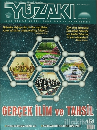 Yüzakı Aylık Edebiyat Kültür Sanat Tarih ve Toplum Dergisi Sayı: 151 E