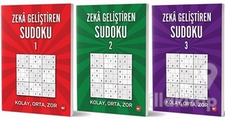 Zeka Geliştiren Sudoku Seti (3 Kitap Takım)