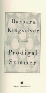 Prodigal Summer - Ciltli