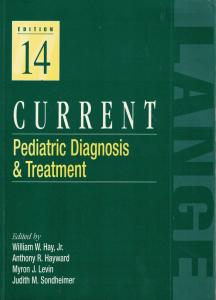 Current Diagnosis and Treatment of Pediatrics 14th Edition