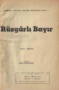 Rüzgarlı Bayır (Ciltli)