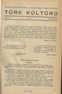 Türk Kültürü Türk Kültürü