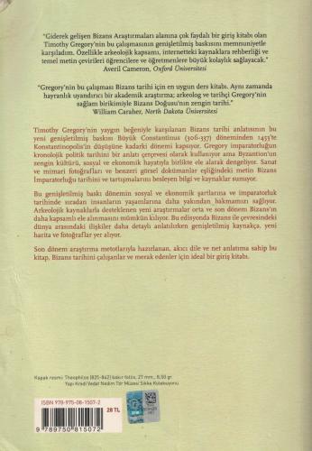 Bizans Tarihi Timothy E. Gregory Yapı Kredi Yayınları %62 indirimli