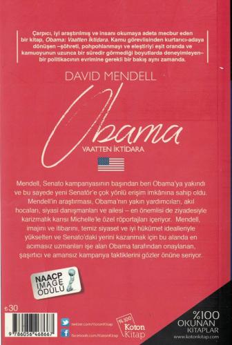 Obama Vaatten İktidara David Mendell Koton Kitap %40 indirimli
