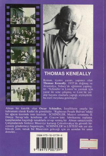 Schindler' in Listesi Thomas Kenneally İnkılap Yayınevi %60 indirimli