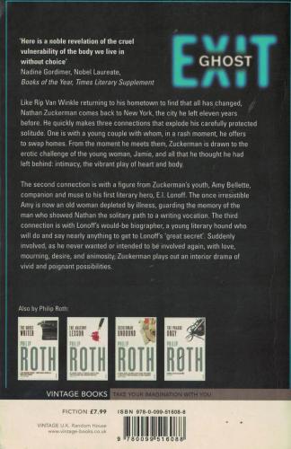 Exit Ghost Philip Roth Vintage Books %70 indirimli