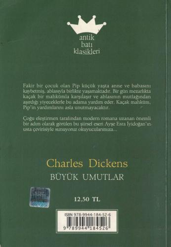 Büyük Umutlar Charles Dickens Antik Batı Klasikleri %63 indirimli