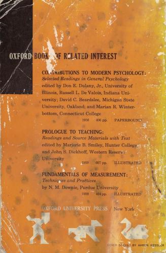 The Learning Process Selected Readings On Theodore L. Harris Oxford Un