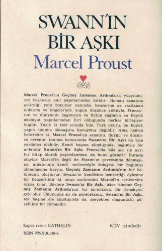 Swann'ın Bir Aşkı Marcel Proust Can Yayınları %68 indirimli