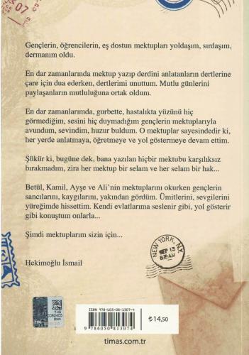 Genç Arkadaşıma Mektuplar Hekimoğlu İsmail Timaş Yayınları %55 indirim