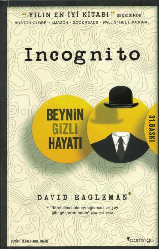 Incognito Beynin Gizli Hayatı David Eagleman Domingo %43 indirimli