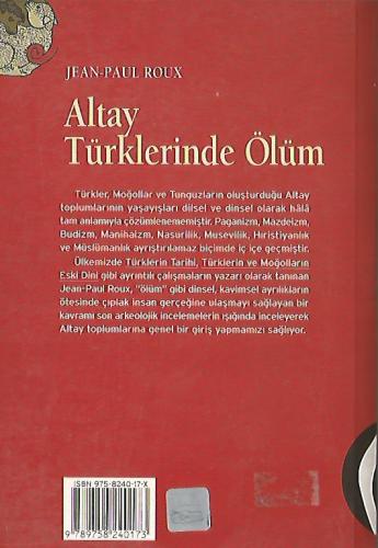 Altay Türklerinde Ölüm Jean-Paul Roux Kabalcı Yayınları %40 indirimli