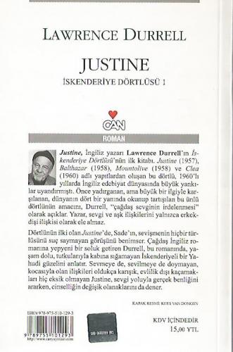 Justine / İskenderiye Dörtlüsü: 1 Lawrence Durrell Can Yayınları %34 i