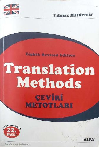 Translation Methods Çeviri Metotları Yılmaz Hasdemir Alfa Yayınları %2