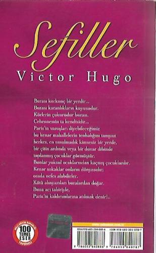 Sefiller Victor Hugo Sonsuz Kitap %50 indirimli