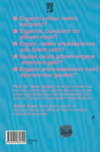 99 Sayfada Ergenlikten Gençliğe Yankı Yazgan Türkiye İş Bankası Kültür