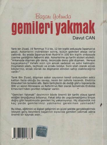 Başarı Yolunda Gemileri Yakmak Davut Can Hayat Yayıncılık