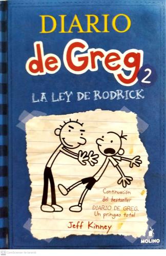 Diario de Greg 2 : La Ley De Rodrick Jeff Kinney Molino