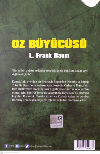 Oz Büyücüsü L. Frank Baum Ezr Yayıncılık