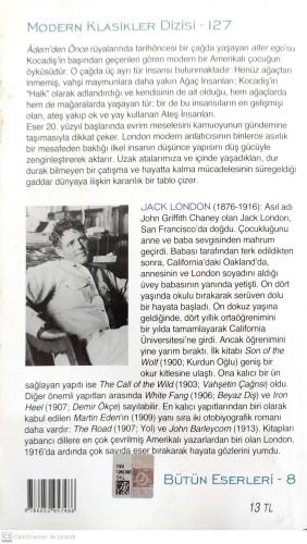 Adem'den Önce Jack London Türkiye İş Bankası Kültür Yayınları