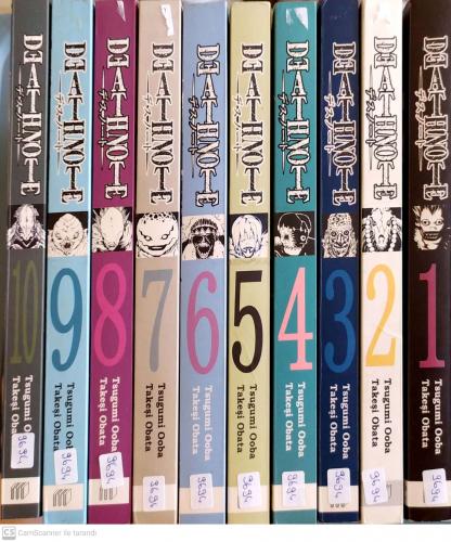 Death Note /1-10(10 Kitap) Tsugumi Ooba Akılçelen Kitaplar