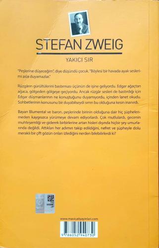 Yakıcı Sır Stefan Zweig Mavi Çatı Yayınları