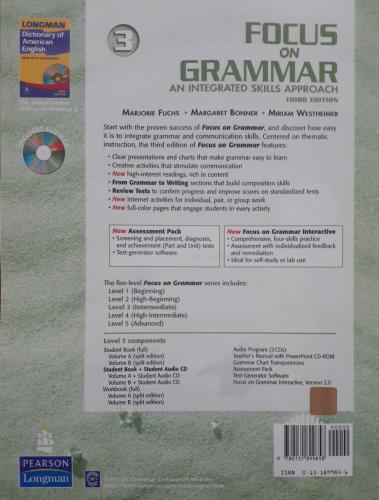 Focus On Grammar an Integrated Skills Approach Marjorie Fuchs - Margar