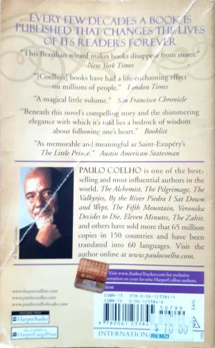The Alchemist Paulo Coelho Harper Collins Publishers