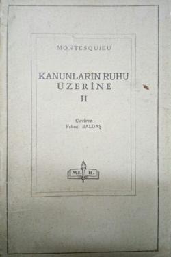 KANUNLARIN RUHU ÜZERİNE 2 - Montesquieu | Yeni ve İkinci El Ucuz Kitab