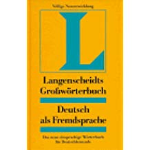Langenscheidts Großwörterbuch Deutsch als Fremdsprache - dieter götz |