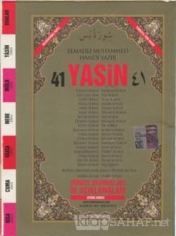 41 Yasin Arapça ve Türkçe Okunuşlu Mealli Fihristli (Mini Boy) - Elmal