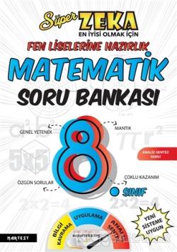 8. Sınıf Süper Zeka Fen Liselerine Hazırlık Matematik Soru Bankası - K