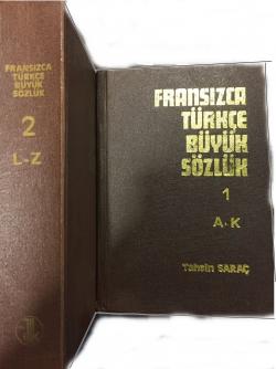 Fransızca Türkçe Büyük Sözlük 2 Cilt Takım 1976 Basım - Tahsin Saraç- 