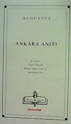 Ankara Anıtı - Augustus | Yeni ve İkinci El Ucuz Kitabın Adresi