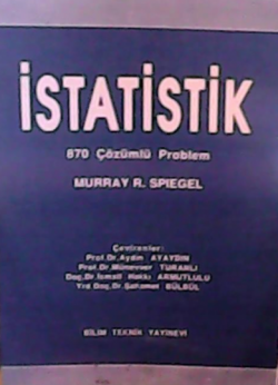 İstatistik 870 Çözümlü Problem - Murray R. Spiegel | Yeni ve İkinci El