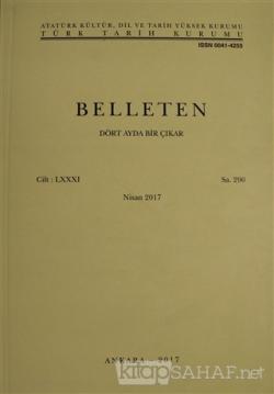 Belleten Sayi 290 Kolektif Yeni Ve Ikinci El Ucuz Kitabin Adres