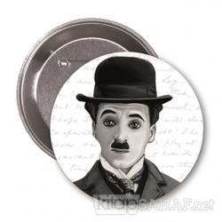 Charlie Chaplin (Karikatür) - Rozet - | Yeni ve İkinci El Ucuz Kitabın