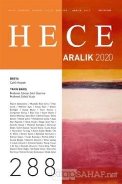 Hece Aylık Edebiyat Dergisi Sayı: 288 Aralık 2020 - Kolektif | Yeni ve