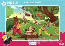 Müzisyen Hayvanlar - 130 Parça Puzzle (BF174) - | Yeni ve İkinci El Uc