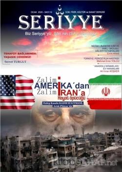 Seriyye İlim Fikir Kültür ve Sanat Dergisi Sayı: 13 Ocak 2020 - Kolekt