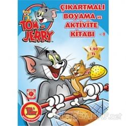 Tom ve Jerry Çıkartmalı Boyama Ve Aktivite Kitabı - Kolektif | Yeni ve