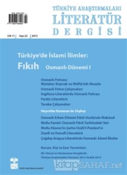 Türkiye Araştırmaları Literatür Dergisi Cilt 11 Sayı: 22 - Kolektif- |