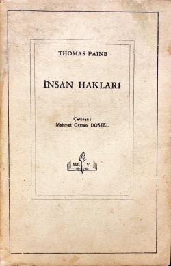 İNSAN HAKLARI (1954) - Thomas Paine | Yeni ve İkinci El Ucuz Kitabın A