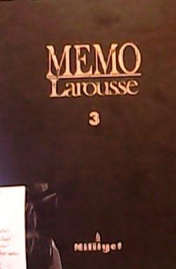 MEMO LAROUSSE 3. CİLT