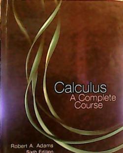 CALCULUS A COMPLETE COOURSE