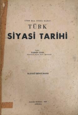 Türk Siyasi Tarihi - Tahsin Ünal- | Yeni ve İkinci El Ucuz Kitabın Adr