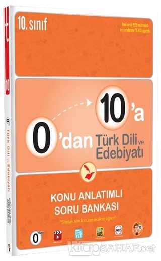 0'dan 10'a Türk Dili ve Edebiyatı Konu Anlatımlı Soru Bankası - Kolekt
