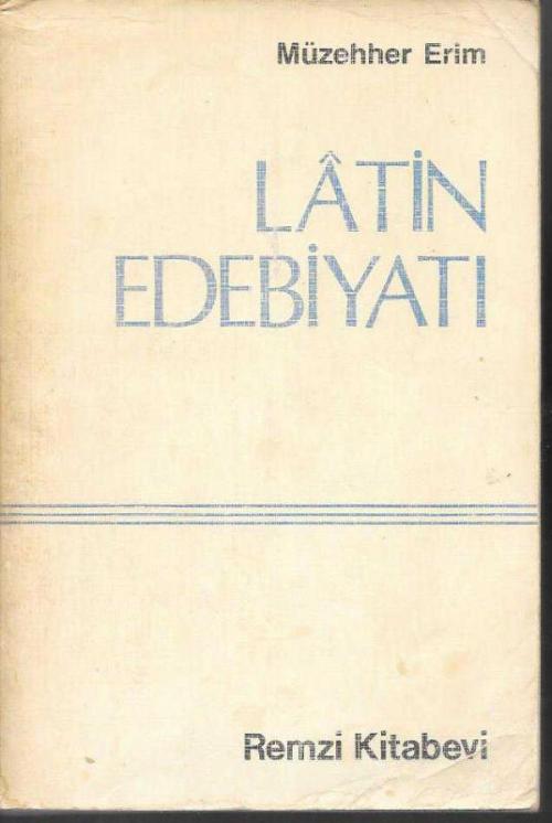 latin edebiyatı - Müzehher Erim | Yeni ve İkinci El Ucuz Kitabın Adres