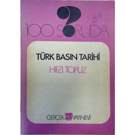 türk basın tarihi - Hıfzı Topuz | Yeni ve İkinci El Ucuz Kitabın Adres